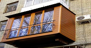 Внешняя отделка балкона Керчь цена от 1050 руб. м/2.